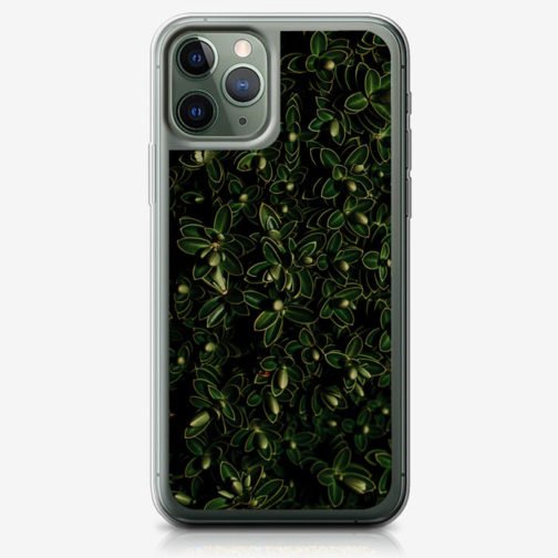 Phone Case Back Cover- Green Leaves