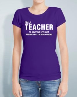 I’M A TEACHER TO SAVE...