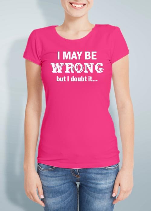 I MAY BE WRONG BUT I DOUBT IT... - Vurrka Inc.