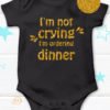 kids wear i am not crying Glitter Gold