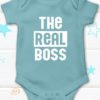 kids wear the real boss Light blue