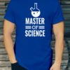 Vurrka Man Tshirt Science master of science Blue