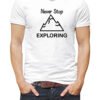 Vurrka Man Tshirt Science never stop exploring White