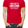 Vurrka Man Tshirt Science people i say condescending Red