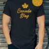 Vurrka Man Tshirt Canada day 1 Gold black