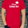 Vurrka Man Tshirt Canada day 3 Red